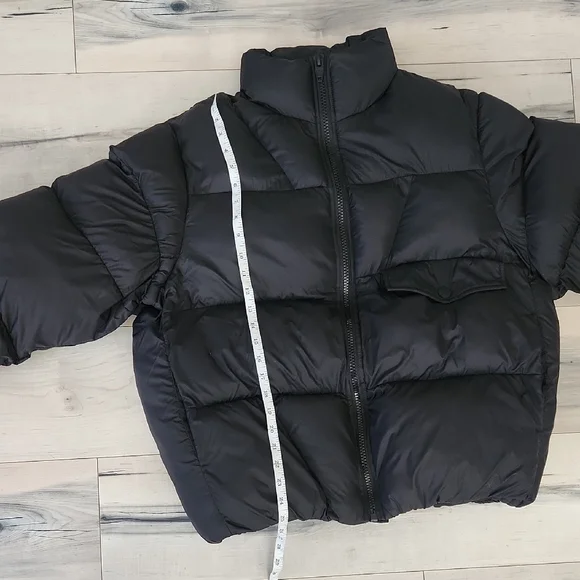 Zara Black Quilted Jacket - Picture 8 of 10